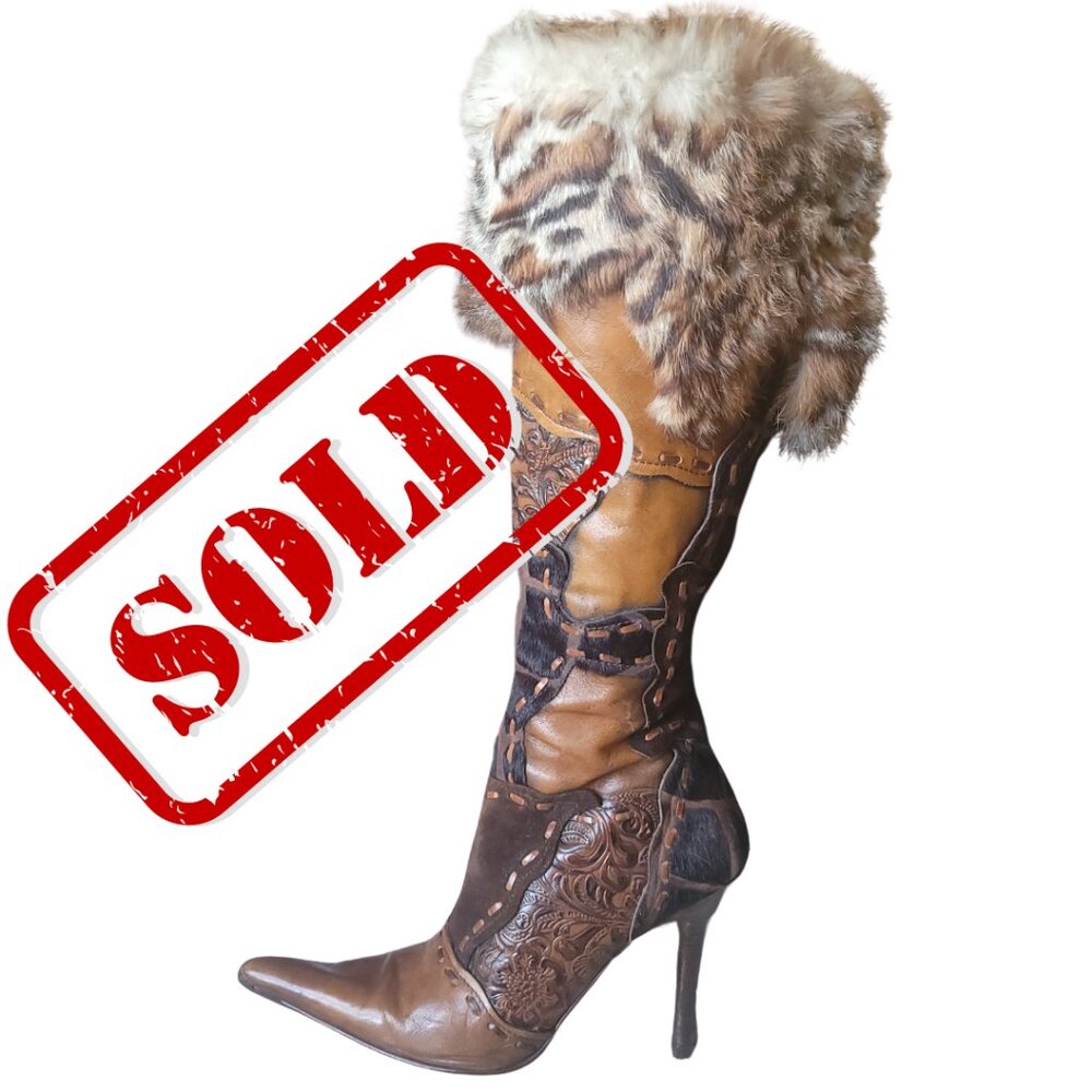 Rare Vintage El Dantes Leather Boots